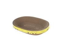 QUXVUIS Rascador ecológico de cartón para Gatos, Inspirado en el Comportamiento Natural de los Gatos, Mejora la Experiencia Juego y la Comodidad. Rascador Corrugado para con Forma Cuenco.