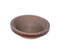 QUXVUIS Rascador para Gatos, Cama para Dormir, Cuenco rascador, Nido Grueso y Duradero, Tablero para Gatos Que Evita daños en los Muebles con un Aspecto Elegante, Cama rascadora corrugada, Muebles