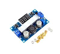 QUXVUIS Regulador de voltaje convertidor Boost para entusiastas del bricolaje salida ajustable 3,5-35V módulo de pantalla Digital voltímetro PDA