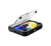 QUXVUIS Reproductor de CD Recargable con Pantalla LCD y conectividad inalámbrica. Escucha música Mientras viajas. Características del Reproductor de CD:, Negro, 135 x 135 x 25 mm
