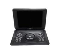 QUXVUIS Reproductor de DVD portátil para Coche, rotación de 270 °, Altavoces estéreo incorporados, Compatible con función de TV, Reproductor portátil 1080 HD ABS