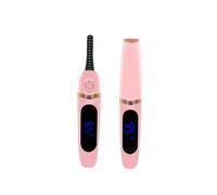 QUXVUIS Rizador de pestañas eléctrico Calentador USB Recargable Anti-escaldado Pestañas Curling 2W Salon Eyelashes Equipment, Rosa