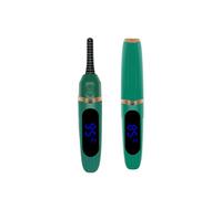 QUXVUIS Rizador de pestañas eléctrico Calentador USB Recargable Anti-escaldado Pestañas Curling 2W Salon Eyelashes Equipment, Verde