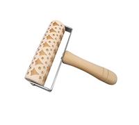 QUXVUIS Rodillos antiadherentes de copo de nieve para hornear sin esfuerzo con fácil limpieza, rodillos Para madera navideños, amplia aplicación, Arboles navidad