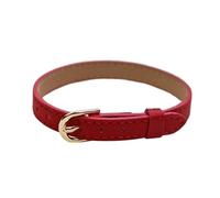 QUXVUIS Ropa de muñeca con Hebilla de cinturón, Juguetes de simulación para niños, Disfruta de diversión sin Fin con Atractivos Accesorios para casa de , Rojo , 22 x 1.2 x 0.8 cm