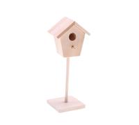 QUXVUIS Sillón en Miniatura Creativo y 12 Casitas para pájaros en Miniatura: Accesorios encantadores para Cualquier casa de muñecas. Manualidades de Cuento