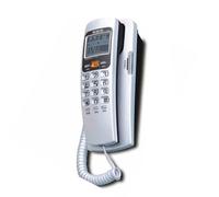 QUXVUIS Sistemas FSK/DTMF, teléfonos fijos montados en la Pared, extensión del hogar, identificador de Llamadas, teléfono Fijo de Pared para el hogar