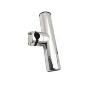 QUXVUIS Soporte de Acero Inoxidable con Abrazadera para caña de Pescar, práctico Soporte Ajustable para Diferentes Tipos de rieles, Ideal para Botes y Kayaks, Plata, 22MM-32MM