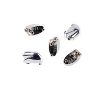 QUXVUIS Soporte de batería de 5 piezas, piezas repuesto resistentes al desgaste percusión, gancho garra Metal profesional, músico para principiantes y adultos