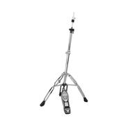 QUXVUIS Soporte de hi-hat de altura ajustable con pedal antideslizante para una base segura mientras toca, que es estable cuando está hecho de metal. Soporte de hi-hat.