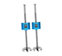 QUXVUIS Soporte para Tanque de Aparejos de Pesca Las Patas Ajustables Permiten un fácil Ajuste de Altura, lo Que facilita la instalación de la Caja de Pesca Pata elevadora para, Azul, 20 centímetros