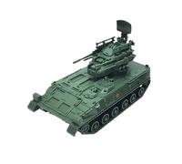 QUXVUIS Tanques en Miniatura, Rompecabezas, Juegos de modelismo de Tanques, Escala 1/72, diversión en Familia, Moda Noble. Bloques construcción, Modelos Blindados, Fuerte Verde, 10x5x6cm