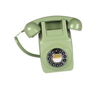 QUXVUIS Teléfono Fijo Antiguo, decoración Vintage única, Sonido nítido, teléfono Antiguo, Regalo para casa, Restaurante, de Pared Retro, Tipo, Vintage, Verde, 22 x 14.5 x 9 cm