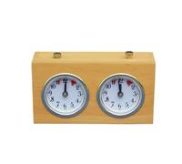 QUXVUIS Temporizador de ajedrez Internacional, Reloj Profesional, cronómetro mecánico de Cuenta Arriba y Abajo, Herramienta sincronización portátil, Relojes competición