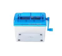 QUXVUIS Trituradora portátil Trituradora de Documentos Fácil de Instalar y de Amplia aplicación Trituradora Manual Trituradora Manual Eficiente en Papel, Azul