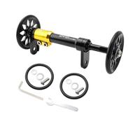 QUXVUIS Varilla de extensión Easy Wheels para Bicicletas Plegables. Ruedas prácticas y Resistentes con rodamientos Grandes para Mayor Durabilidad y un rodamiento más Suave. La Varilla telescópica