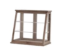 QUXVUIS Vitrina Transparente para Galletas y donas de 3 Niveles para casa de muñecas, Maravillosa decoración para Tienda simulación 3 Niveles.