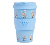 QUY CUP - Taza de café para llevar Peanuts Snoopy 400 ml (Câlin à Charlie Brown)