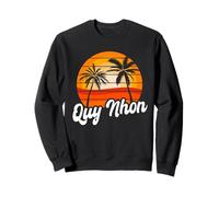 Quy Nhon Retro Sunset Design Vietnamita Beach Sudadera