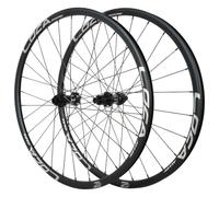 QUYCOIU 26/27,5/29"/700C Ruedas Bicicleta Montaña Eje Pasante F15×110/R12×148Mm Radios Rectos Center Lock Trinquete Planetario 54 Dientes Buje 28 Agujeros Freno De Disco