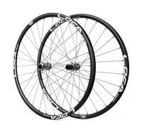 QUYCOIU 26/27,5/29"/700C Ruedas Bicicleta Montaña Eje Pasante F15×110/R12×148Mm Radios Rectos Center Lock Trinquete Planetario 54 Dientes Buje 28 Agujeros Freno De Disco