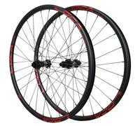 QUYCOIU 26/27,5/29"/700C Ruedas Bicicleta Montaña Eje Pasante F15×110/R12×148Mm Radios Rectos Center Lock Trinquete Planetario 54 Dientes Buje 28 Agujeros Freno De Disco