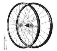 QUYCOIU Juego Ruedas Bicicleta Montaña 26/27,5/29" Freno De Disco 24 Agujeros Buje Cierre Rápido 100/135Mm Llanta Aleación Aluminio Rodamientos F2/R4 Cassette 7-12 Velocidades(Silver,29in)