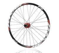 QUYCOIU Rueda Trasera Bicicleta 24/26/27,5/29'' Rueda Bicicleta Montaña XC/AM Llanta Aleación Aluminio Freno De Disco 32 Agujeros Eje Pasante 12×142Mm Cassettes 7-12 Velocidades(Red,29in)
