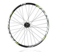 QUYCOIU Rueda Trasera Bicicleta 24/26/27,5/29'' Rueda Bicicleta Montaña XC/AM Llanta Aleación Aluminio Freno De Disco 32 Agujeros Eje Pasante 12×142Mm Cassettes 7-12 Velocidades(Black-Green,27.5in)