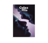 QUYEBRHFY Culpa Mia (my Fault) - Póster decorativo para pared, arte vintage, decoración de película, póster impreso, decoración fresca para habitación, 40 x 60 cm, estilo sin marco