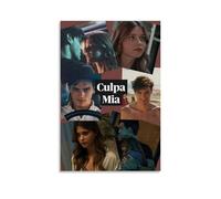 QUYEBRHFY Culpa Mia (my Fault) - Póster decorativo para pared, arte vintage, decoración de película, póster impreso, decoración fresca para habitación, 30 x 45 cm, estilo sin marco