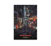 QUYEBRHFY Póster de Blade Runner para decoración de pared, póster de arte vintage, decoración de película, póster impreso, decoración fresca para habitación, 40 x 60 cm, estilo sin marco