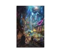 QUYEBRHFY Póster de Blade Runner para decoración de pared, póster de arte vintage, decoración de película, póster impreso, decoración fresca para habitación, 40 x 60 cm, estilo sin marco