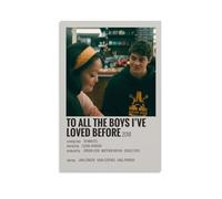 QUYEBRHFY Póster decorativo de pared con texto en inglés "To All The Boys Ive Loved Before (40 x 60 cm), sin marco