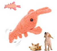 QuyiFa Floppy Lobster Interactive Dog Toy,Interactive Dog Toys to Keep Them Busy,Wiggly Lobster Dog Toy to Keep Them Busy,Rechargeable Floppy Pet Toys for Small Medium Large Dogs, (Flesh Color)