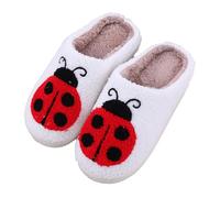 QuyiFa Pantuflas de perro salchicha para mujer, pantuflas de perro para mujer y hombre, lindas pantuflas de animales, pantuflas de felpa suave para casa (A08,38-39)