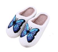 QuyiFa Pantuflas de perro salchicha para mujer, pantuflas de perro para mujer y hombre, lindas pantuflas de animales, pantuflas de felpa suave para casa (A11,40-41)