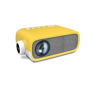 QUYNAGER QUYNAGER Nuevo Mini proyector LED YG280 480 * 272 píxeles con Interfaz de Audio Proyección portátil Reproductor Multimedia para el hogar (Color: Onecolor) (Dinosaurio Blanco Doodle4)