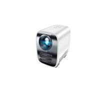 QUYNAGER QUYNAGER Proyector Hogar 1080P Inalámbrico Dormitorio Proyección Pared Oficina Cine en Casa TV Proyector de Pantalla de Proyección Lateral (D como se Muestra)