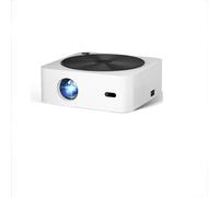QUYNAGER QUYNAGER Proyector Inteligente Proyector doméstico 1080P Sala de Estar Dormitorio Proyección de Pared Cine en casa móvil Películas (Color: D, Tamaño: como se Muestra) (D como se Muestra)