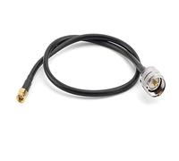 Quystetes 1 Cable RG58 UHF SO239 Hembra una Conector SMA Macho, Cable de ExtensióN Recto Coaxial, 1 M