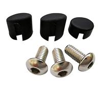 Quystetes 1 Juego de Guardabarros Trasero para Scooter, Guardabarros, Tornillo, Tapa de Goma, Tapa de TapóN para M365, Piezas de Scooter EléCtrico (Negro)