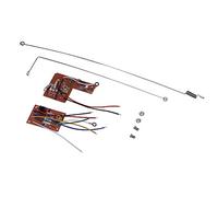 Quystetes 1 Unidades 4CH 40MHZ Transmisor Remoto y Placa Receptora con Antena para DIY RC Coche Robot Control Remoto Piezas de Juguete