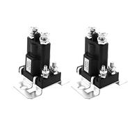 Quystetes 2 Piezas 4 Terminales 12 V 500 a Relé de Arranque de Coche Aislador de BateríA Dual Relé de Solenoide de Arranque de AutomóVil Encendido/Apagado de Coche