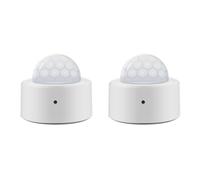 Quystetes 2 unidades 2 en 1 Tuya Zigbee 3.0 PIR detector de movimiento de seguridad antirrobo sensor de alarma de movimiento humano WiFi sensor de luz inteligente