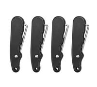 Quystetes 4 Piezas Tirador de Cordones de Zapatos Plegables, Herramienta Tensora de Cordones PortáTil, de Cordones de PatíN para Patines de Hielo de Hockey Figura Patines Bota