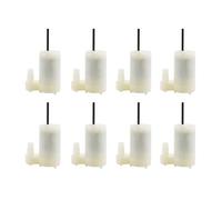 Quystetes 8 mini sumergibles silenciosas blancas para CC 3 V 5 V para refrigeración por agua de computadora, alimentación por USB, vertical