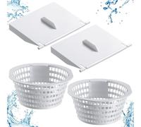 Quystetes 8926 - Solapa de repuesto para puerta de vertedero y cesta de skimmer de piscina 8928 para piscina sobre el suelo y en el suelo, accesorios de repuesto