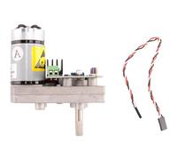 Quystetes ASMC-04A Servo Digital Super Torque DC12V-24V 300 ° MAX Modelo Engranaje de DireccióN de AvióN para Servo Manipulador de Robot Grande