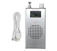 Quystetes ATS100 SI4732 150K-30MHZ 64M-108MHZ Receptor de Todas Las Bandas FM RDS Am LW MW SW SSB Radio con Estuche BateríA